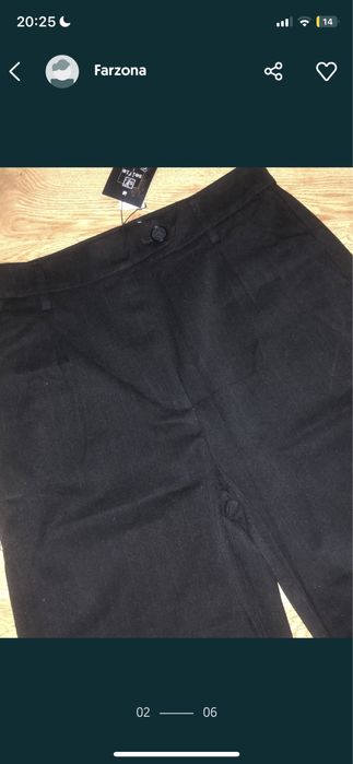 брюки черный классические