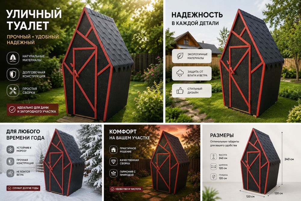 Классически уличный туалет