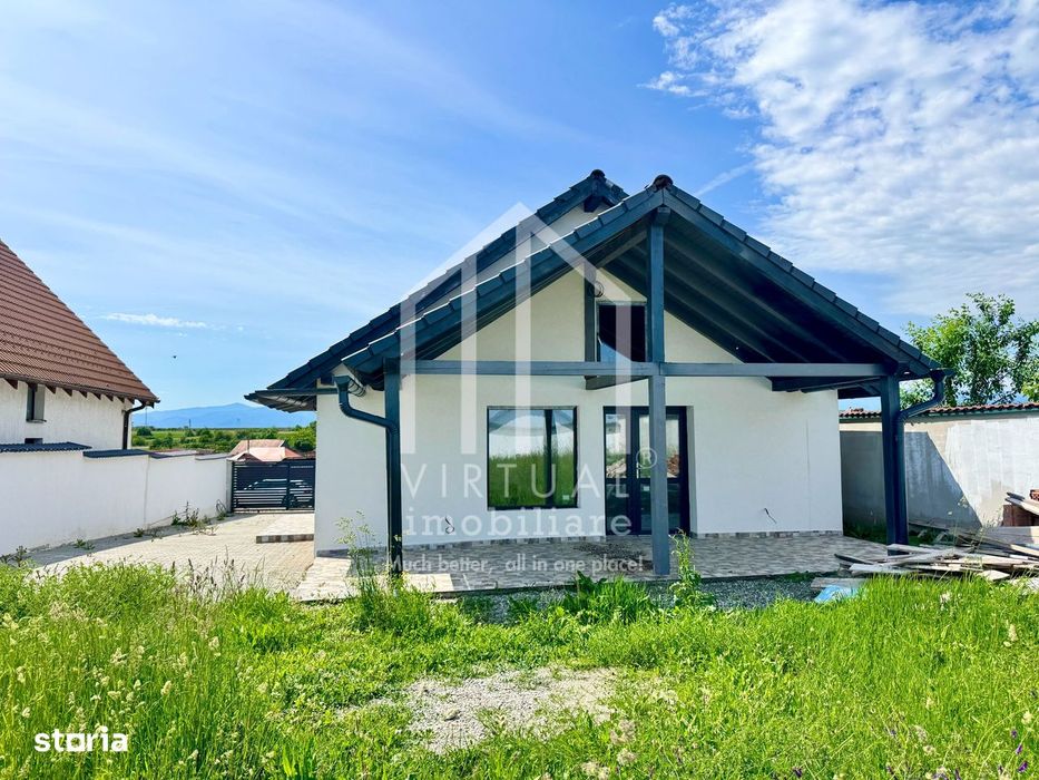 Casa individuala pe un nivel, 94mp utili, 500mp teren