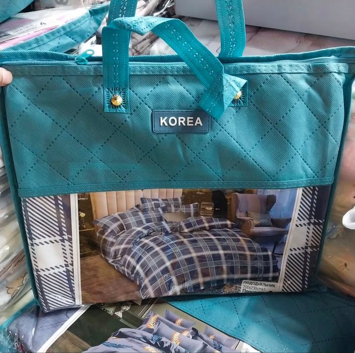 1.5 спальный комплект хлопок