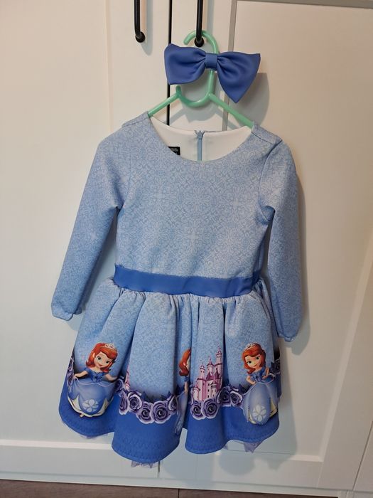 Rochie Sofia 5-6 ani cu funda