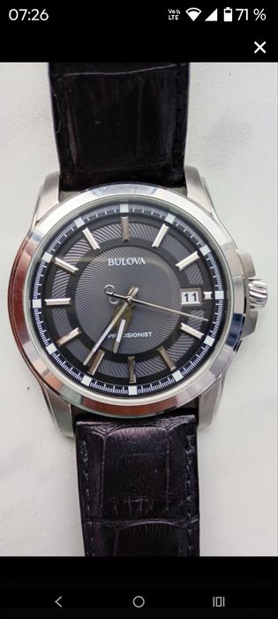 Bulova precisionist 96B158 Claremont, piesă de colecție, unicat, Quartz fluid 262 kHz