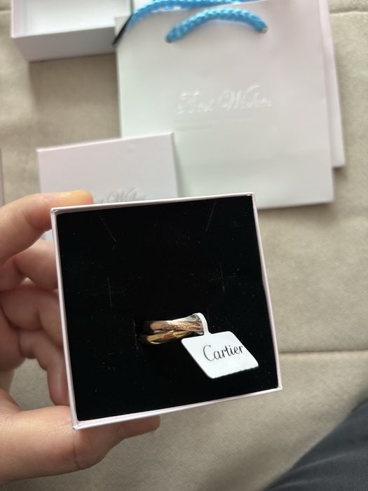 Cartier trinity кольцо новое