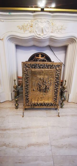 Paravan șemineu bazorelief