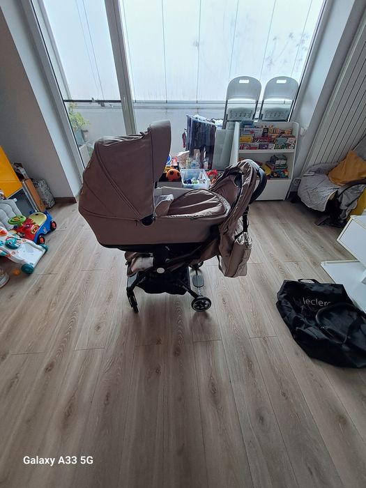 Carucior LeClerc Magic Fold Plus cu landou, husa, geanta infasat