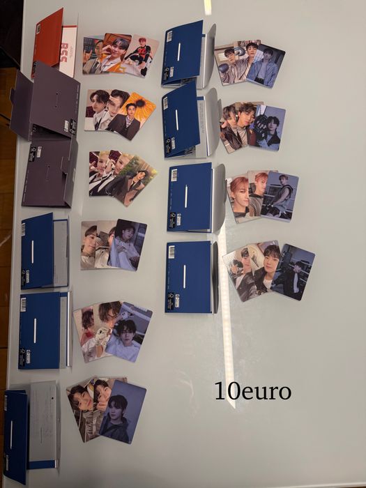 Kpop албуми и картички, Seventeen, enhypen, stray kids, black pink