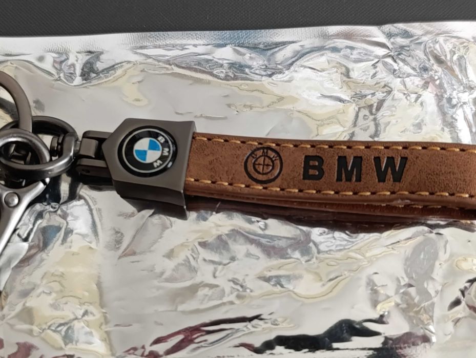 BMW оригин.ключодържател ест. кожа и метал