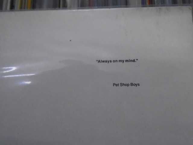Винил  пластинка  Pet  shop  boys  "Always on mind mind"