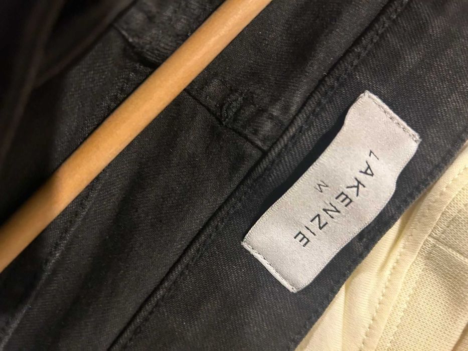 Pantaloni lakenzie blugi marimea m negrii