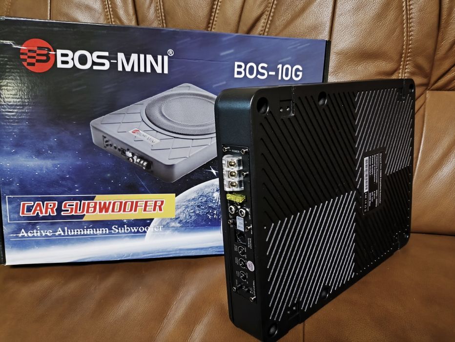 Сабвуфер BOS-MINI. Под сидение автомобиля. Новый.