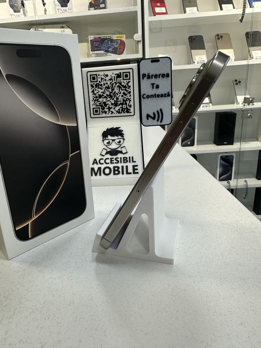  iPhone 16 PRO 128GB Folie+Cablu Cadou Garantie/Factura MAGAZIN
