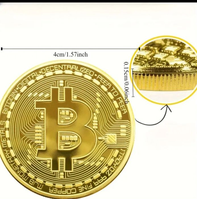 Продам монету Bitcoin