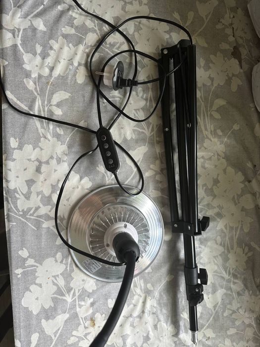 LED лампа для рассады на штативе 50w