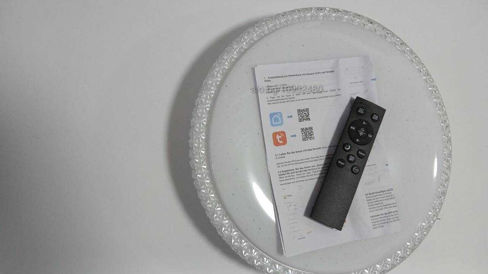 LED плафон, RGB, 24W, дистанционно