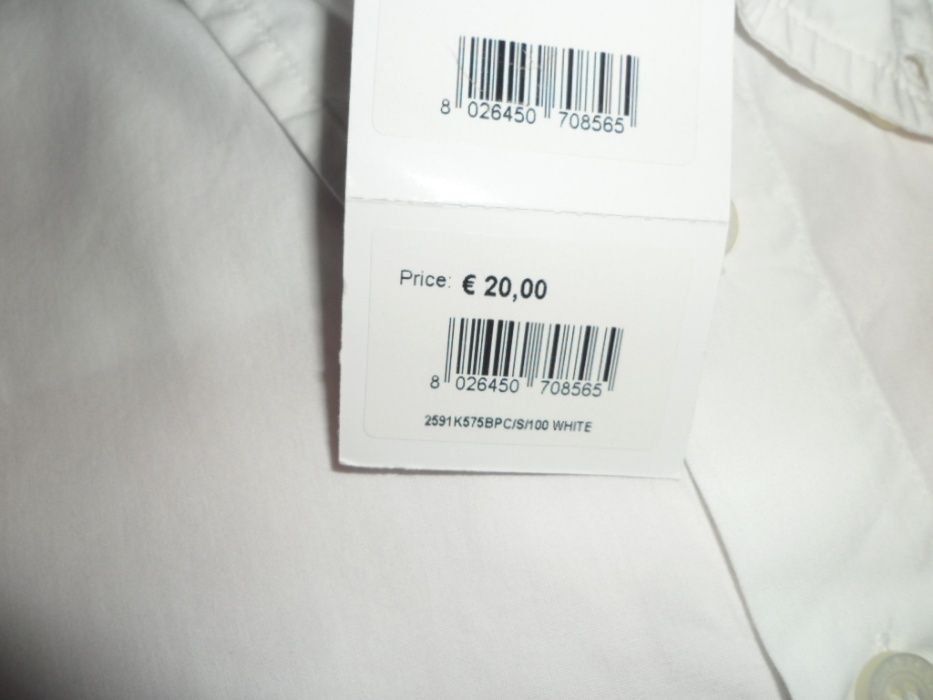 Camasa alba , noua , 11 - 12 ani