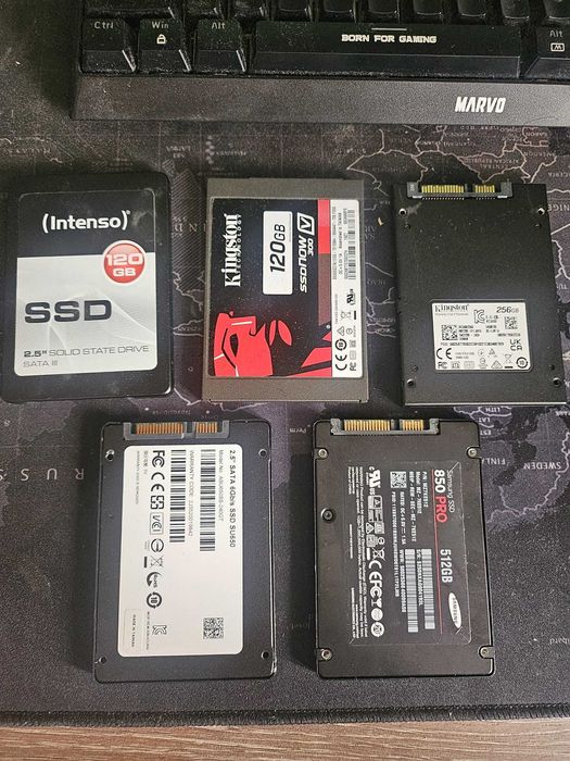 SSD sata Samsung Kingston 120 250 500 gb
