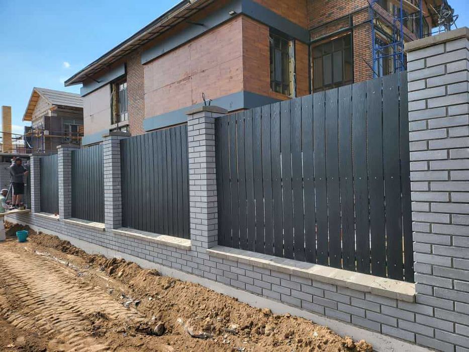 Заборная доска ДПК для забора