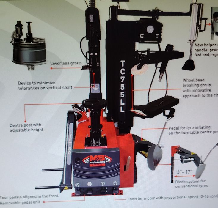 CEMB MBTC755 Робот за монтаж демонтаж за гуми