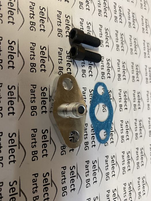 Алуминиев фланец турбо захранване масло T3 T4 GT40 AN4