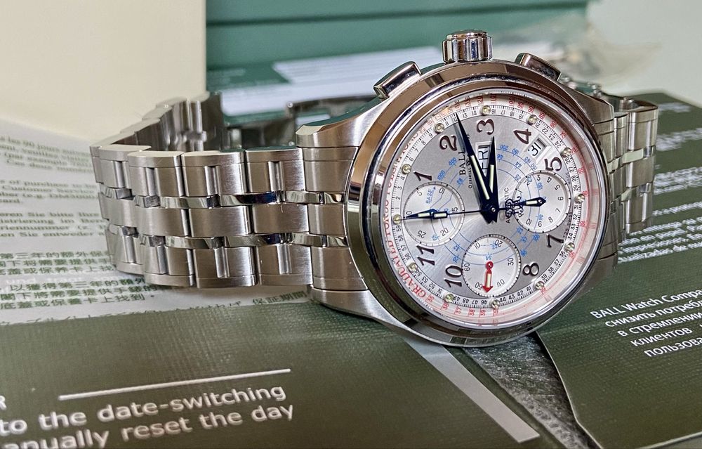 Часовник BALL Trainmaster Pulse Meter Automatic-CM1010D-SJ-WH