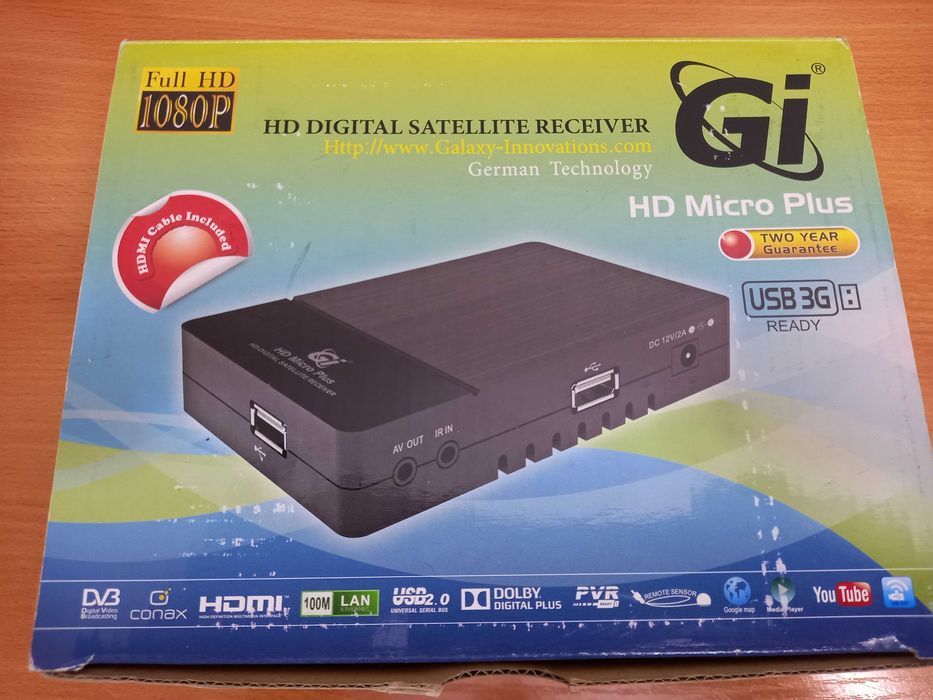 Спутниковые ресиверы GI HD micro plus и Dreambox DM800 HD pvr