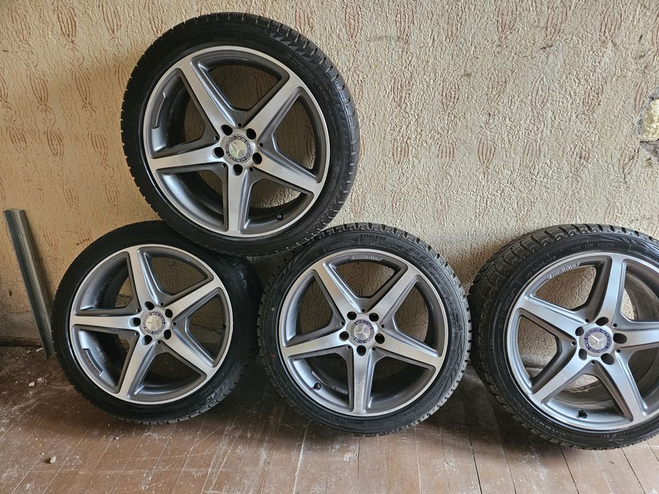 AMG Джанти за мерцедес 18 спортпакет със нови гуми 225/45/18 255/40/18