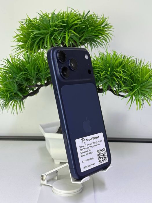 Iphone 17 pro max | 256 gb | e-sim| Akb 99% |цп199 | cosmic blue