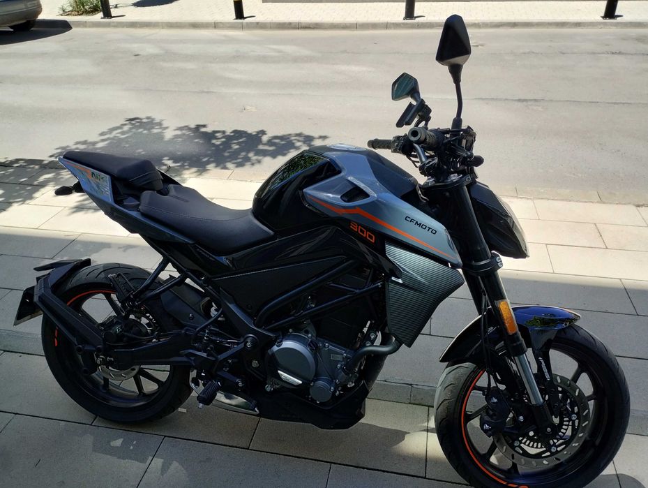 CFMOTO 300NK 2024 | 2600 km | Гаранция до 2029 | CFMOTO Ride | ЦФМото 300 НК