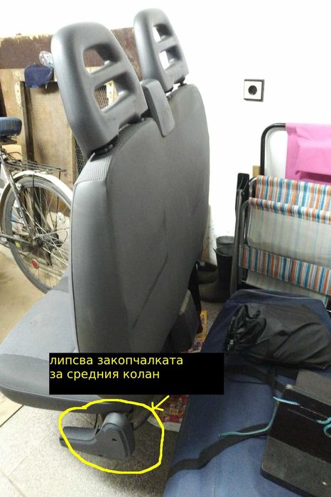 двойна седалка за Peugeot Boxer, Ducato , Citroen 2006-2014