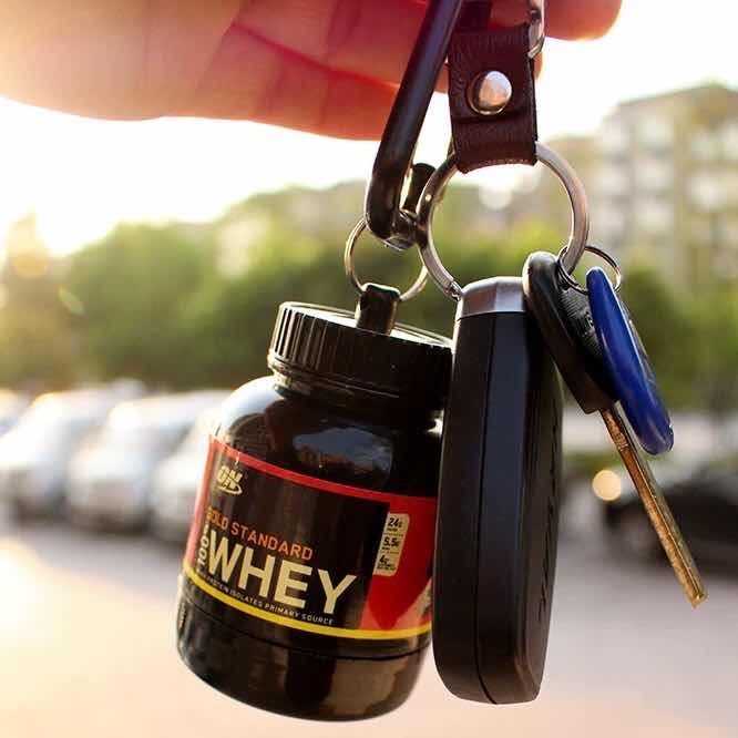 Mini Whey фитнес ключодържател фуния