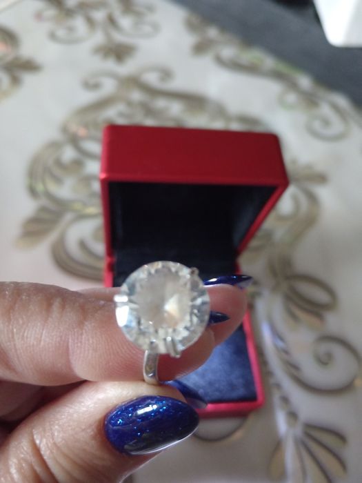 Серебряное кольцо женское 20 размер