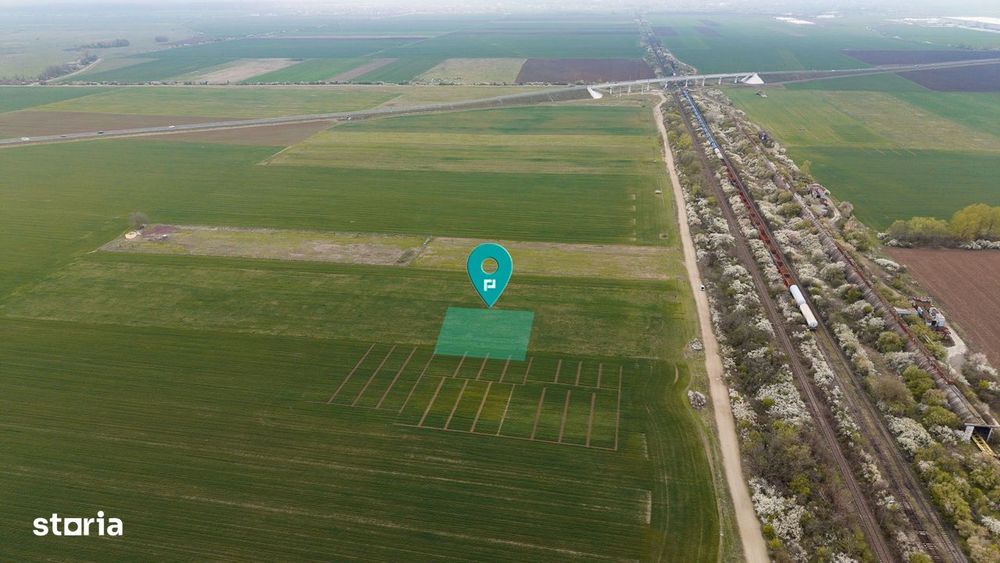 Teren dezvoltare bloc P+2E+M Giroc PUZ aprobat