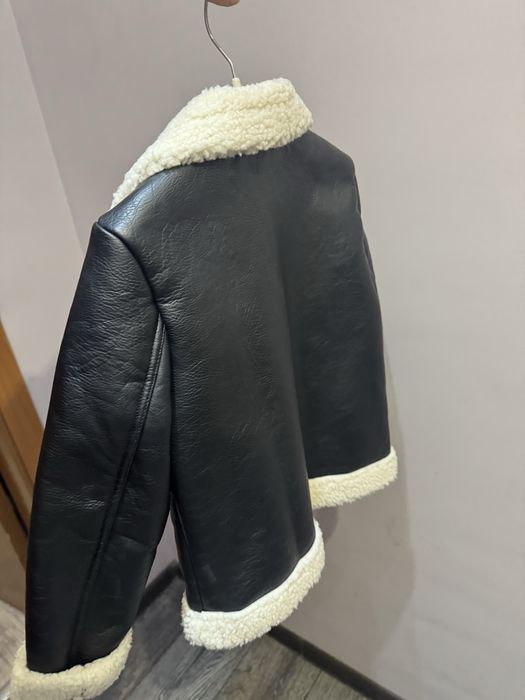 Кожено детско палто