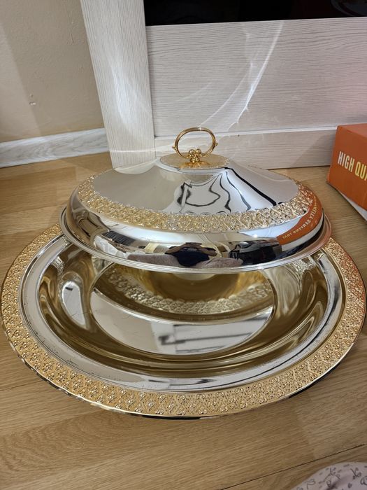 Блюдо для бешбармака с крышкой