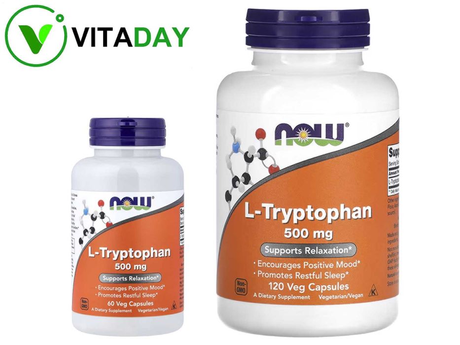 NOW Foods L-Tryptophan L-триптофан Л-триптофан L-Tryptophan Triptofan