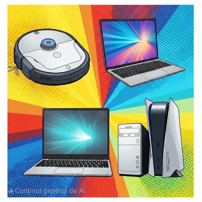 Repar roboți, laptopuri/PC, console și fac site-uri | Transport gratis