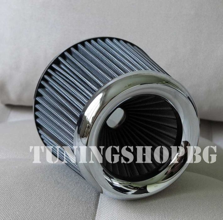 Спортен филтър ДВОЕН конус ГОЛЯМ 89 мм вход 89мм!