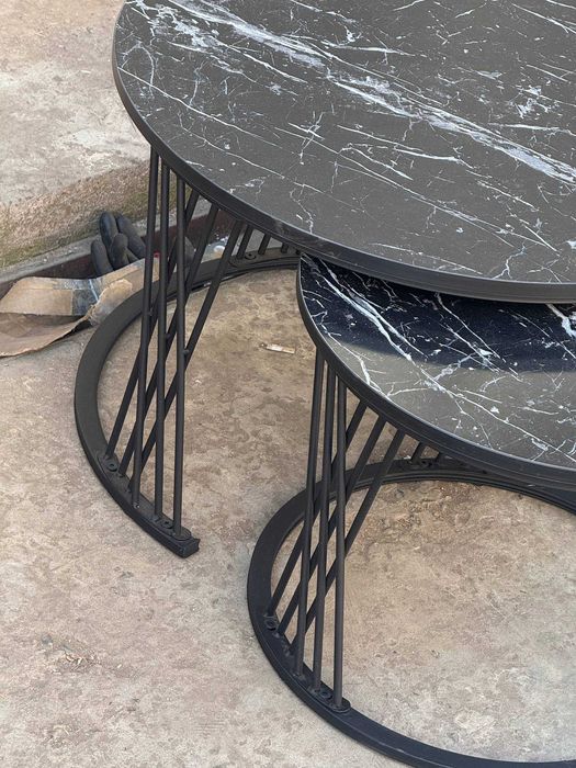 Комплект журнальных столиков, журнальный столик 2 в 1, круглые столики