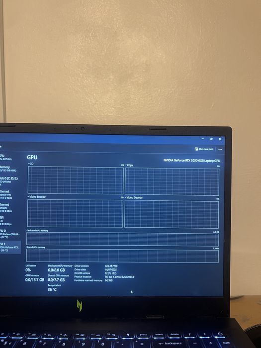 Vand laptop acer nitro v15