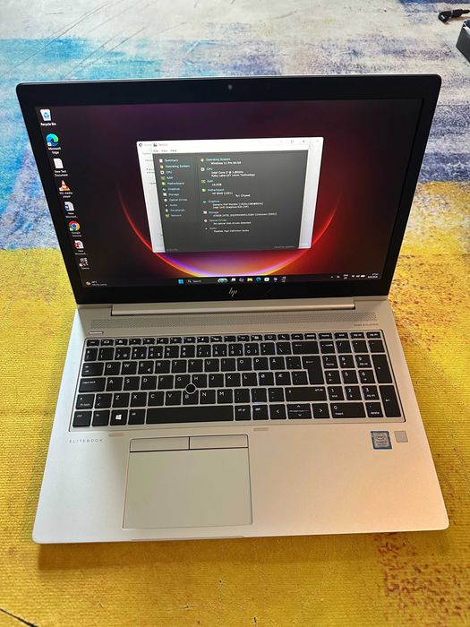 Laptop Hp elitebook 850 g6, i7 gen 8, 16 gb, ssd intel 512
