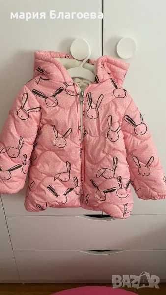 Зимно яке с качулка зайче, размер 92 / 2 години
