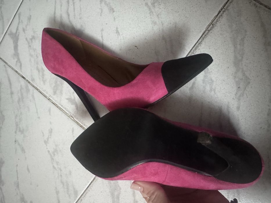 Розови обувки на ток Atmosphere и Zara