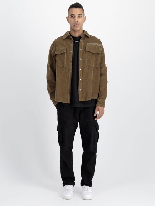 Alpha Industries Cord Overshirt ОРИГИНАЛНО мъжко яке - L и XL