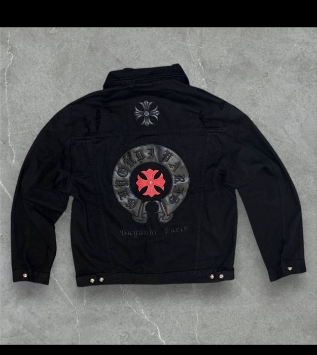 Jacheta chrome hearts si blugi zara oversized