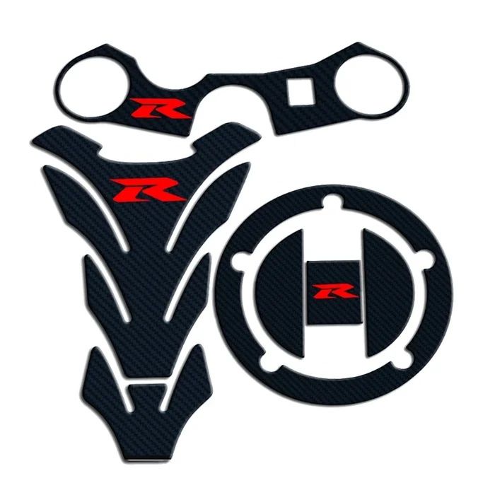 Стикери за Мотор Suzuki GSX-R (600 / 750 / 1000) – Пълен Комплект Карбон