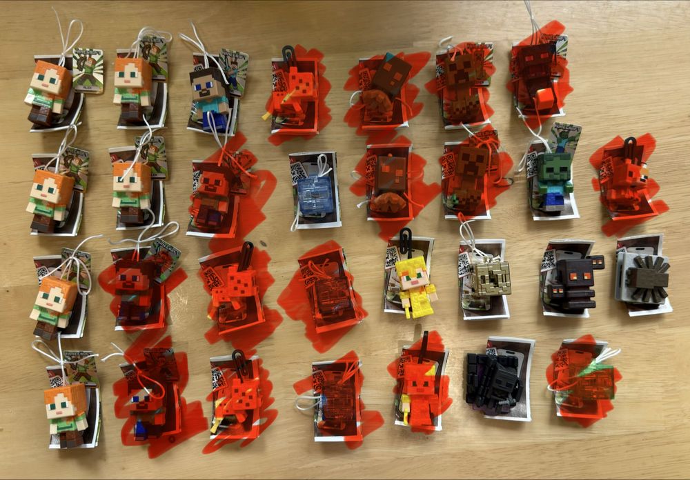 Kinder Joy Minecraft, Stranger Things, DC