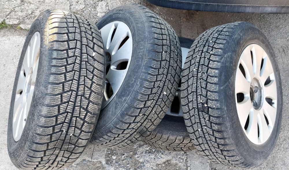 Оригинални джанти от Ауди/Audi 16" 5x112,57.1 плюс зимни гуми Гиславед/Gislaved 205/60/16 XL.