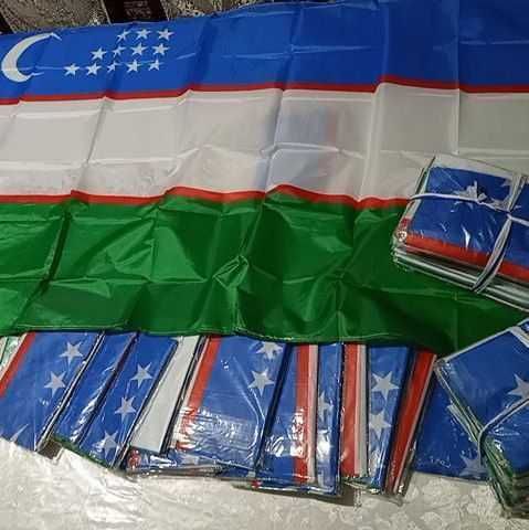 BAYROQ БАЙРОК, O'zbekiston bayrogi ФЛАГ Узбекистана FLAG of Uzbekistan