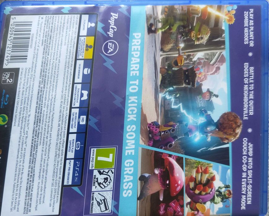 Диск plants vs zombies  PS4/5