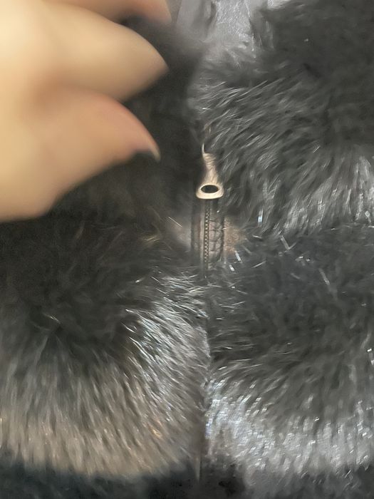 Vesta blana naturală vulpe